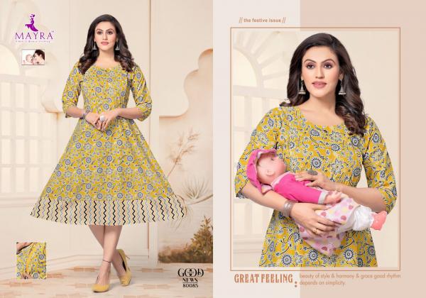 Mayra Good News Vol 2 cambric Designer Feeding Kurti Collection